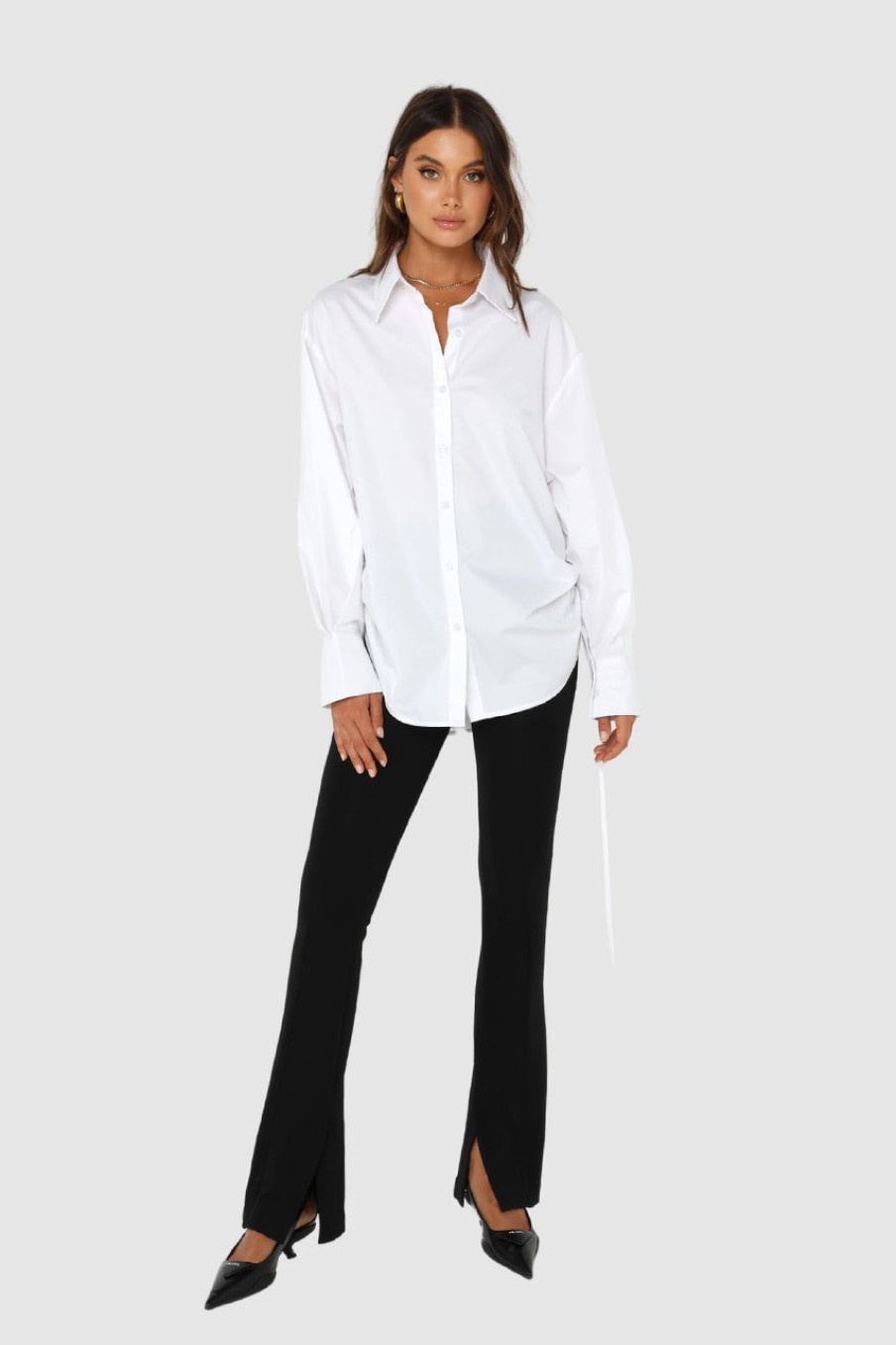 Tops Madison The Label | Elliot Shirt | White