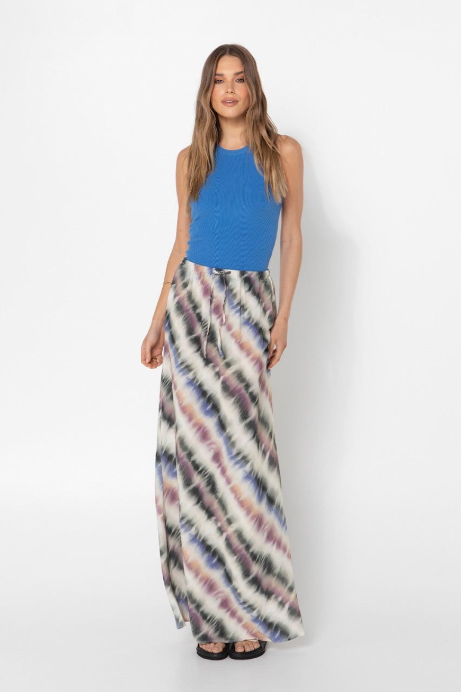 Sets Madison The Label | Roxanne Midi Skirt | Tie Dye