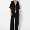 Sets Madison The Label | Clara Pants | Black/White