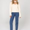 Tops Madison The Label | Delta Knit Jumper | Milk