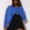 Tops Madison The Label | Rena Knit Jumper | Blue