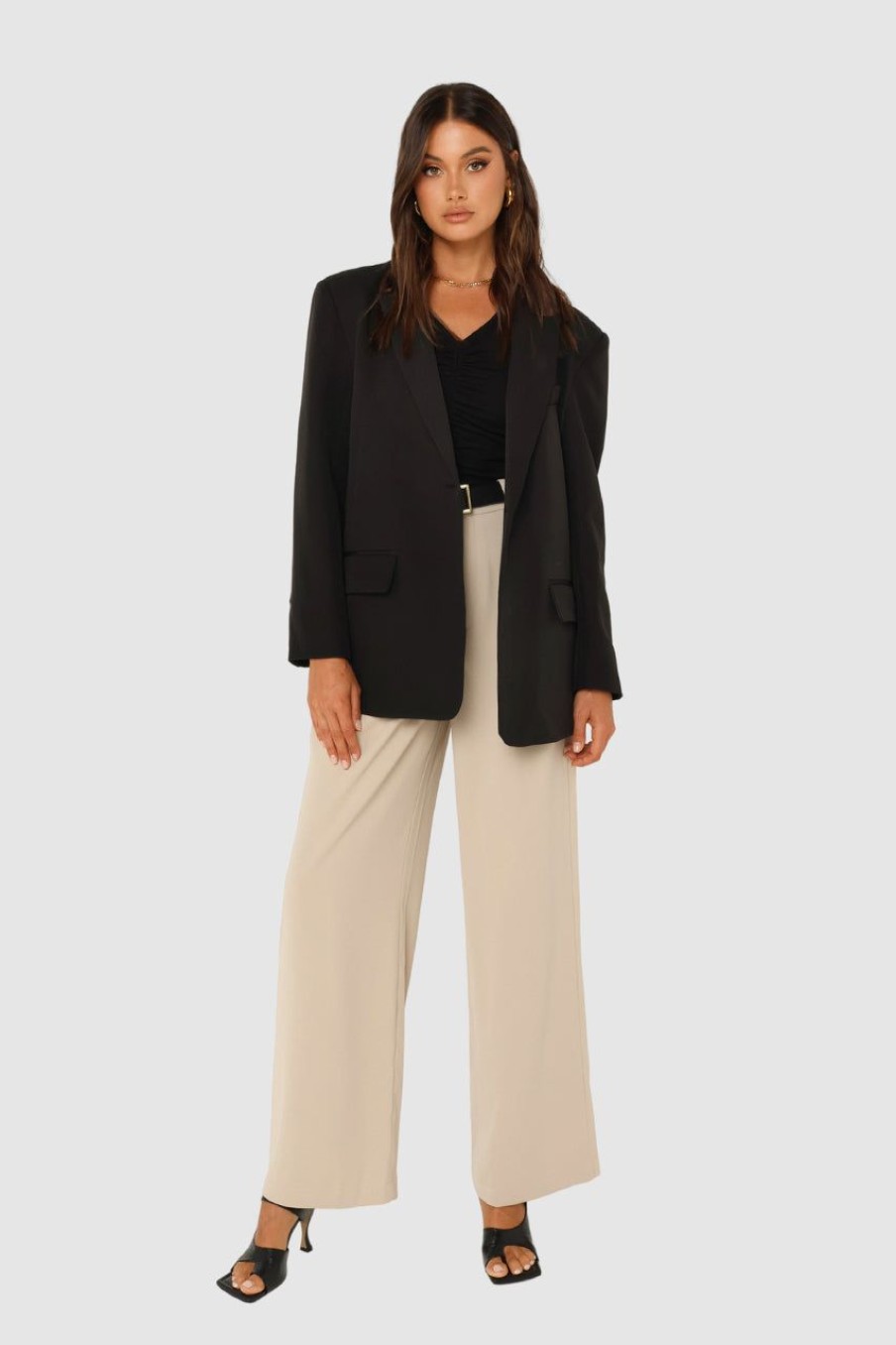 Sets Madison The Label | Frankie Boyfriend Blazer | Black