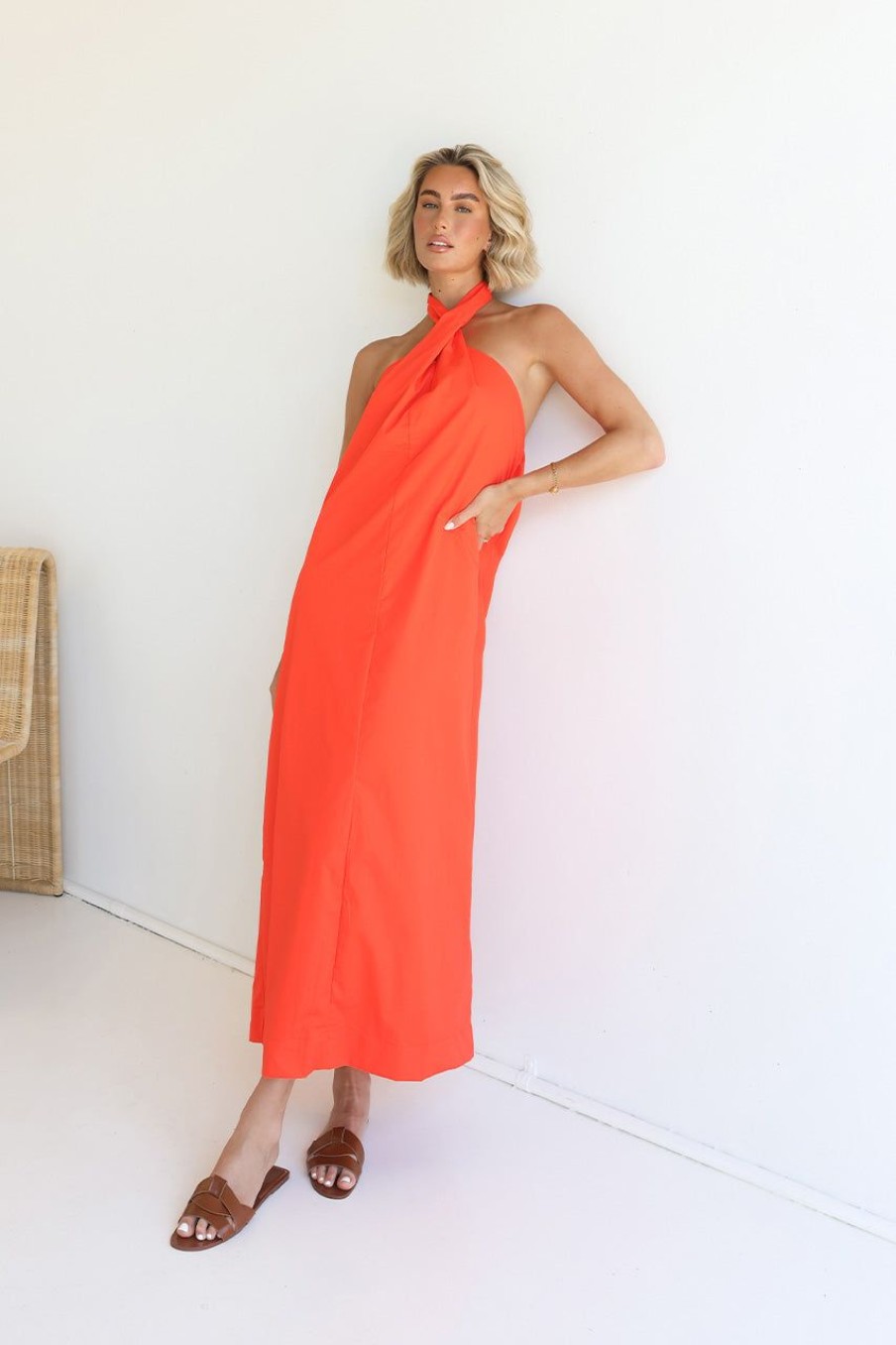 Dresses Madison The Label | Amber Maxi Dress | Flame