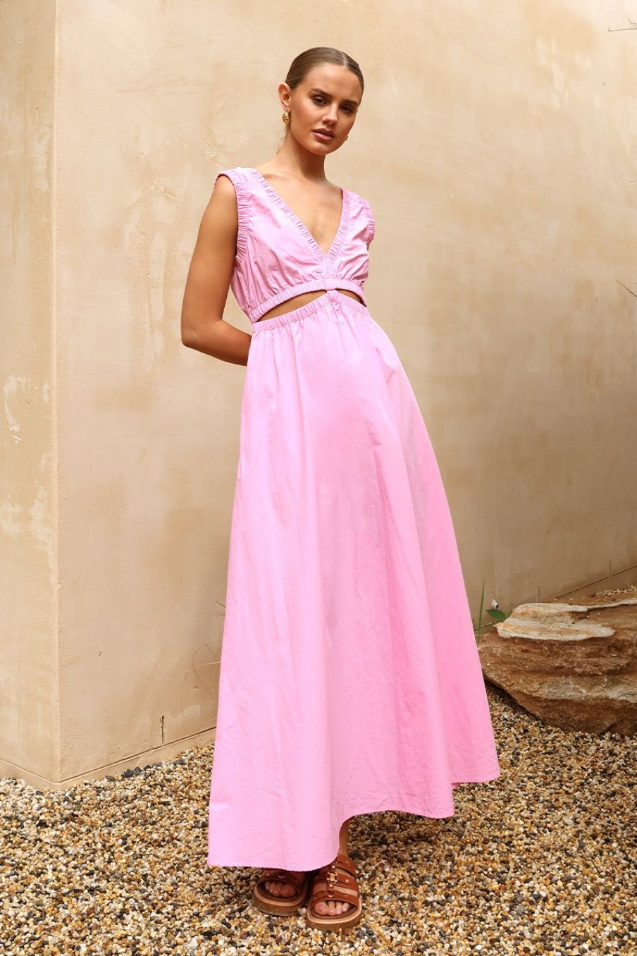 Dresses Madison The Label | Arlo Maxi Dress | Pink