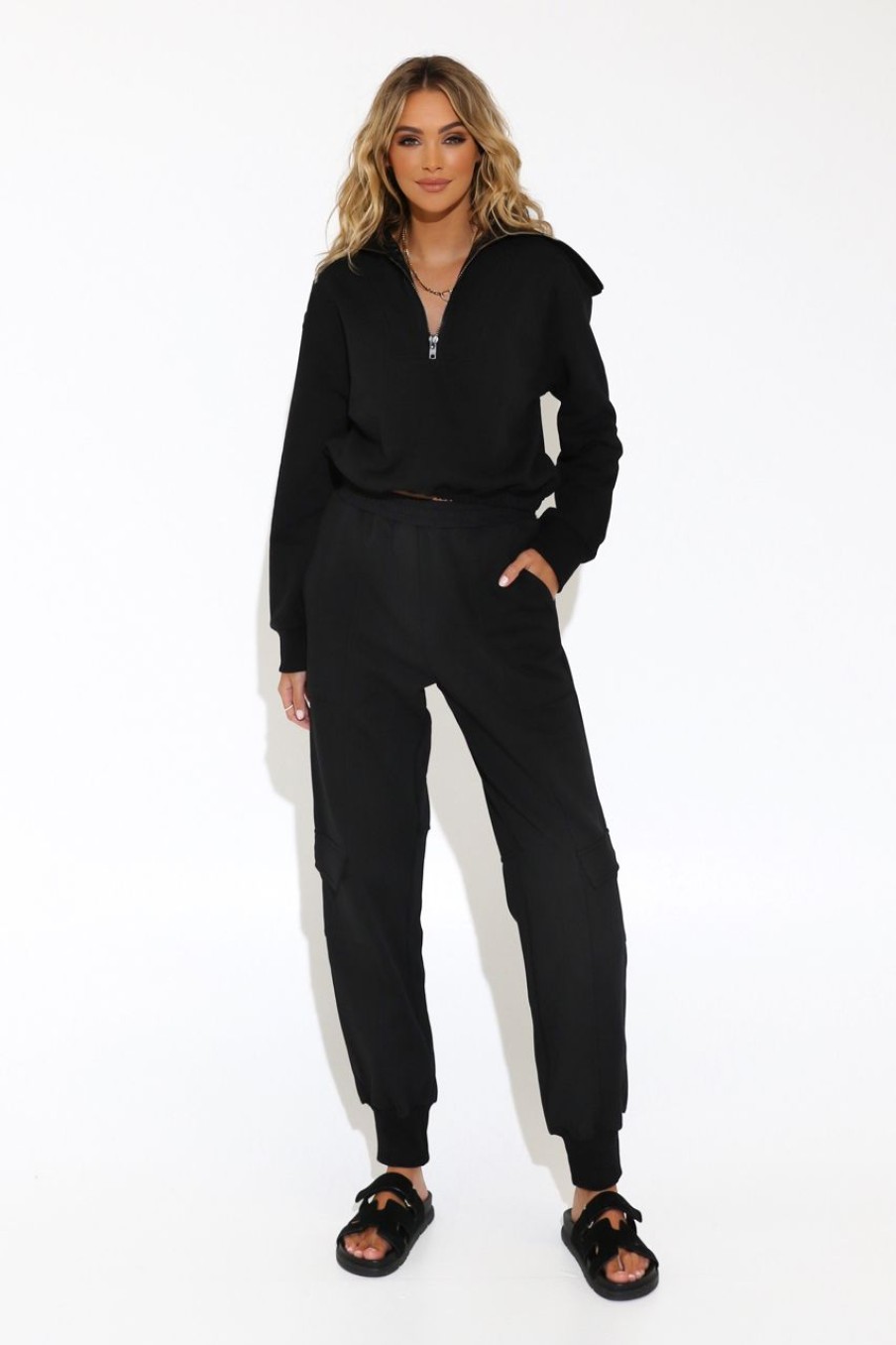 Sets Madison The Label | Tizzie Jumper | Black