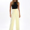 Sets Madison The Label | Piper Split Pants | Lemon