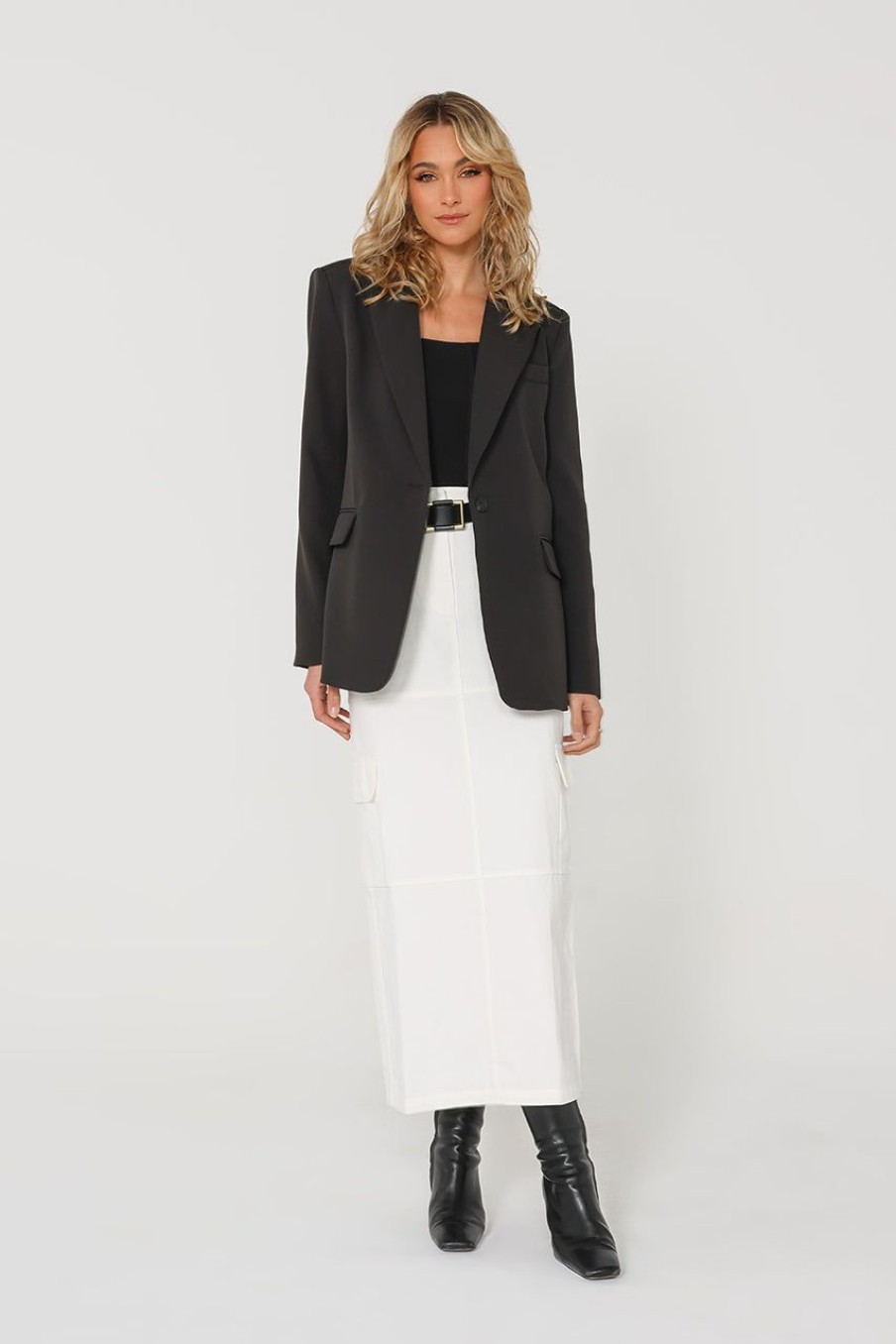 Jackets & Vests Madison The Label | Audrey Blazer | Black