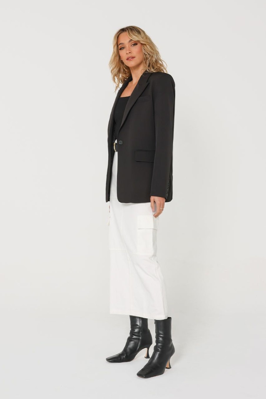 Jackets & Vests Madison The Label | Audrey Blazer | Black