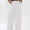 Bottoms Madison The Label | Sammi Parachute Pants | White