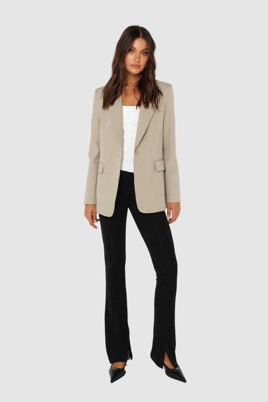 Jackets & Vests Madison The Label | Audrey Blazer | Sage