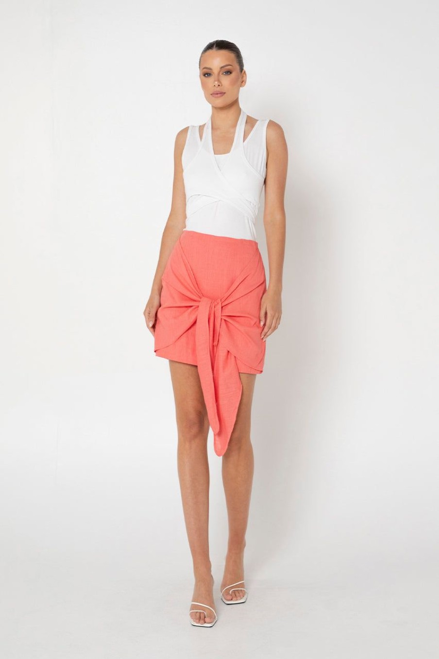 Sets Madison The Label | Jadana Mini Skirt | Melon