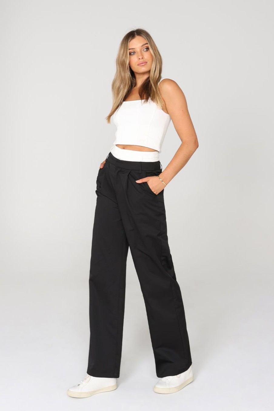 Bottoms Madison The Label | Nora Pants | Black