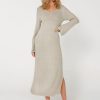 Dresses Madison The Label | Archa Lurex Dress | Pewter