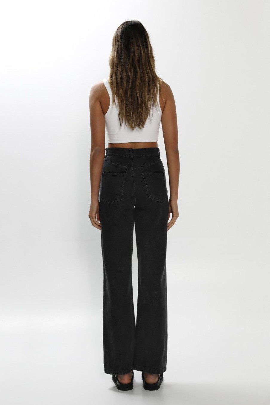 Bottoms Madison The Label | Dianne Jeans | Black Denim