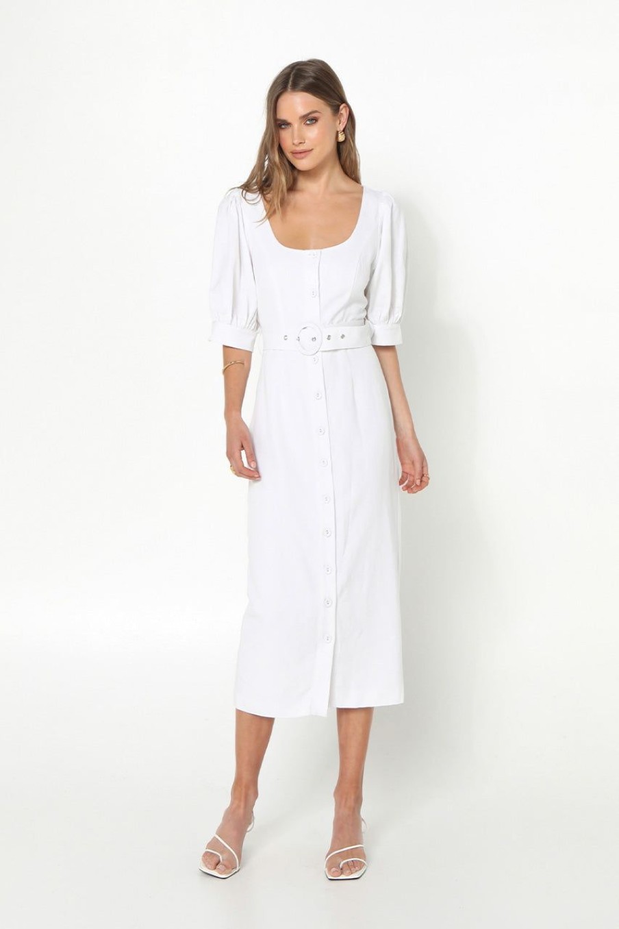 Dresses Madison The Label | Darci Midi Dress | White