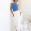 Basics Madison The Label | Perry Knit Top | Blue