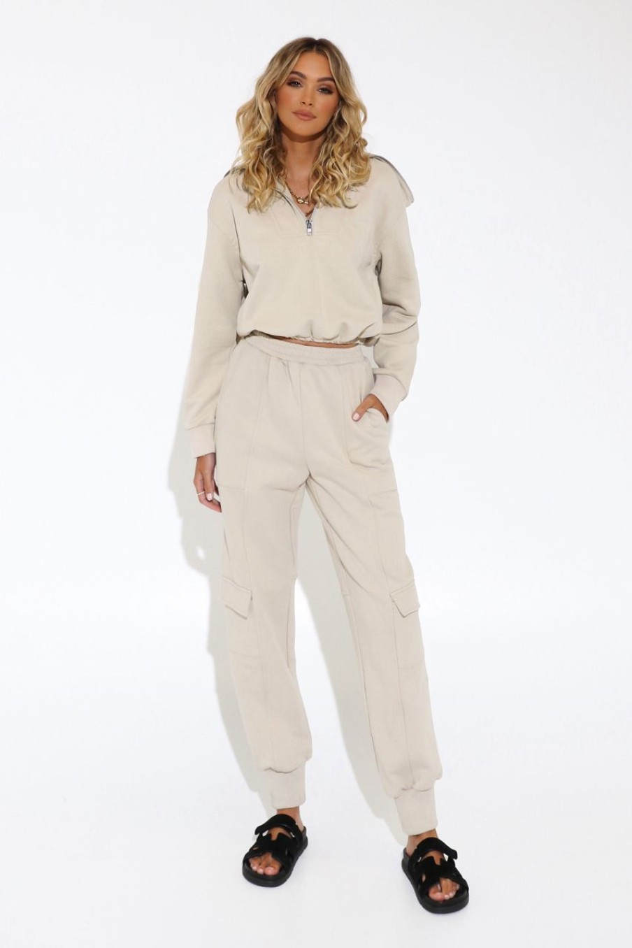 Sets Madison The Label | Tizzie Jumper | Oyster