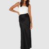 Bottoms Madison The Label | Layla Midi Skirt | Black