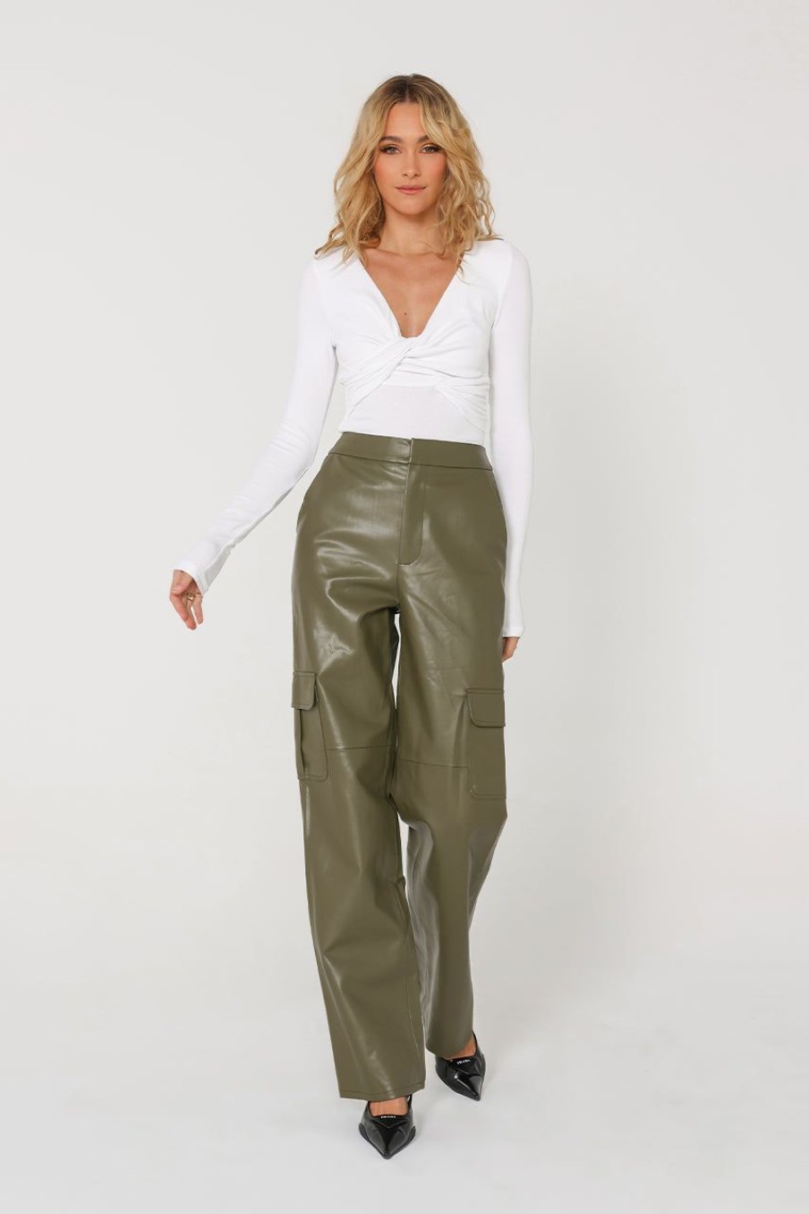 Bottoms Madison The Label | Billy Cargo Pants | Khaki