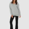 Tops Madison The Label | Rena Knit Jumper | Grey Marle