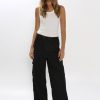 Bottoms Madison The Label | Sammi Parachute Pants | Black