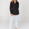 Tops Madison The Label | Zander Open Back Shirt | Black